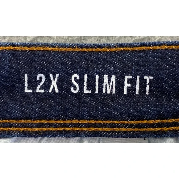 DU/ER L2X Slim Fit Jean Men's 31x30 Dark Wash Blue Stretch Performance Denim - Picture 5 of 13